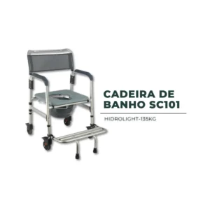 Cadeira de Banho SC101 – Até 135 kg | Hidrolight