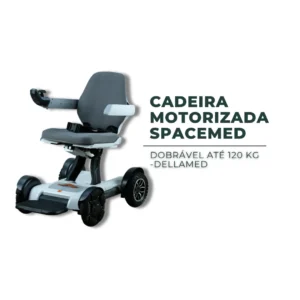 Cadeira Motorizada Spacemed – Dobrável, Até 120 kg | Dellamed