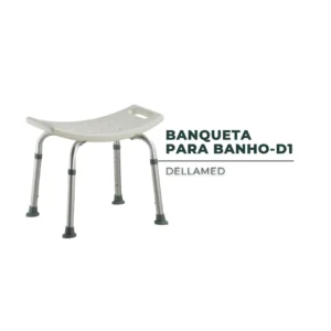 Banqueta para Banho D1 – Sem Encosto | Dellamed