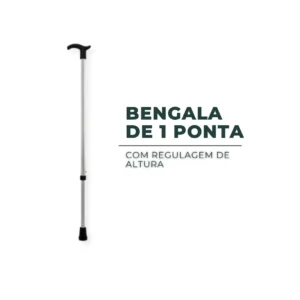 Bengala de 1 Ponta – Com Regulagem de Altura | Alumínio