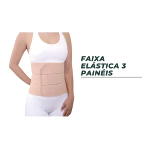 Faixa Elástica Abdominal 3 Painéis | Ortopédica
