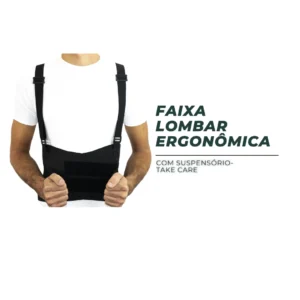Faixa Lombar Ergonômica com Suspensório | Take Care