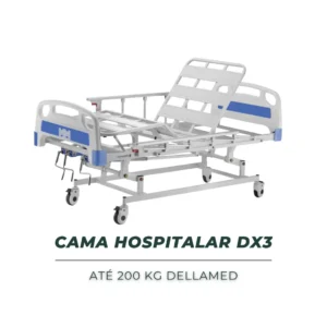 Cama Hospitalar DX3 – Até 200 kg | Dellamed